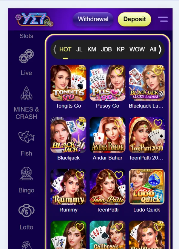 Ang Atraksyon ng YE77 Platform sa Online Casino Market