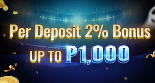 Kunin agad ang Promosyon ng YE77: 2% Bonus sa Bawat Deposit