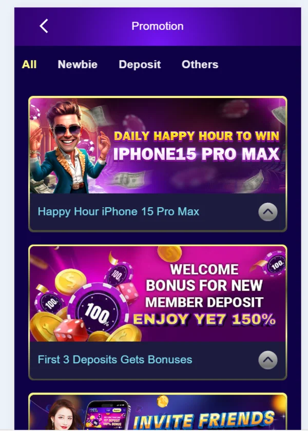 Basahin nang Mabuti ang Mga Kundisyon para Sumali sa Promo ng YE77: Happy Hour para Manalo ng iPhone 15 Pro Max